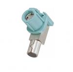 HSD FAKRA connector jack,right angle spring pin for crimping 4 pins